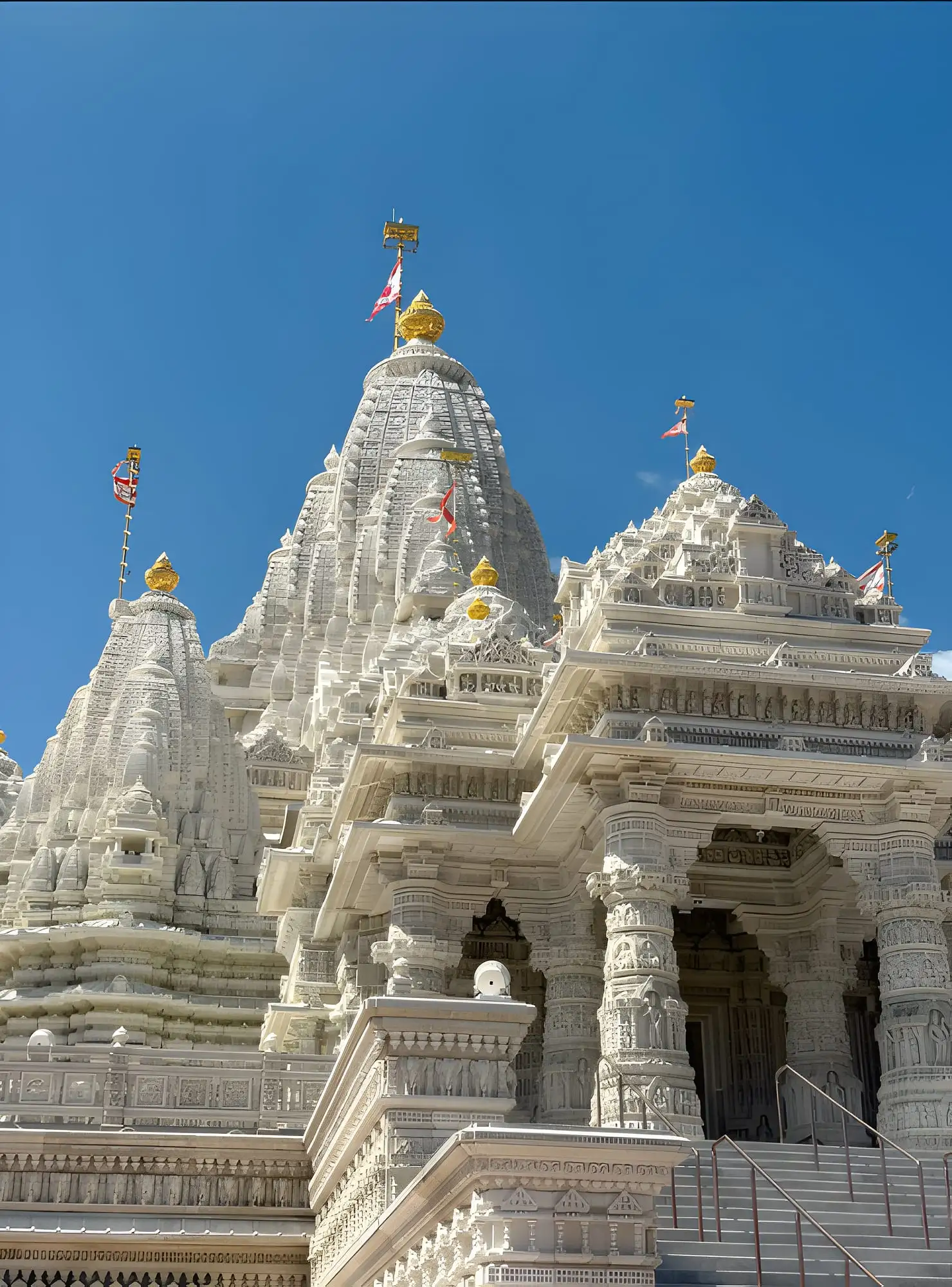Templo Hindú BAPS en Robbinsville, New Jersey